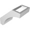 Ekena Millwork 3 1/2-in. W x 6-in. D x 6-in. H Imperial Architectural Grade PVC Knee Brace BRCP035X06X06IMP - alternate 6